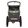 Burley D´lite X Doble Sykkelvogn, Green carbon, Max 34kg
