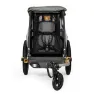 Burley D´lite X Doble Sykkelvogn, Green carbon, Max 34kg