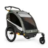 Burley D´lite X Two Seater Sykkelvogn, Green, Max 45kg