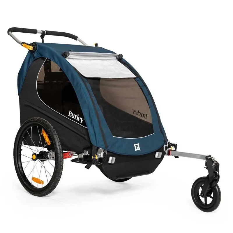 Burley Encore X Two Seater Sykkelvogn, Blue, Max 45kg Burley Encore X Two Seater Sykkelvogn, Blue, Max 45kg