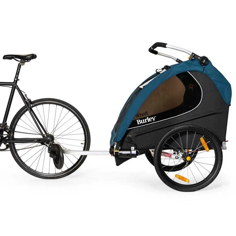 Burley Encore X Two Seater Sykkelvogn, Blue, Max 45kg Burley Encore X Two Seater Sykkelvogn, Blue, Max 45kg