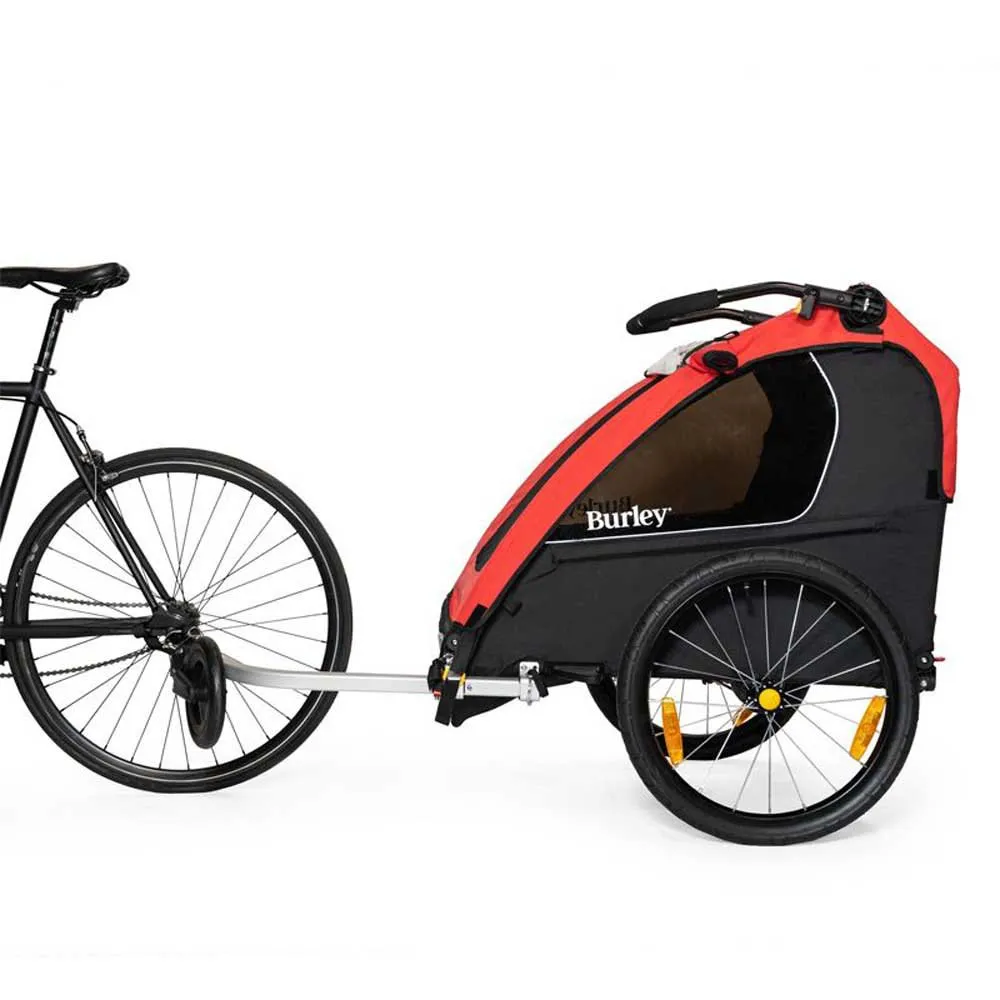Burley Honey Bee Duo Sykkelvogn, Red, Max 45kg