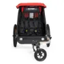 Burley Honey Bee Duo Sykkelvogn, Red, Max 45kg