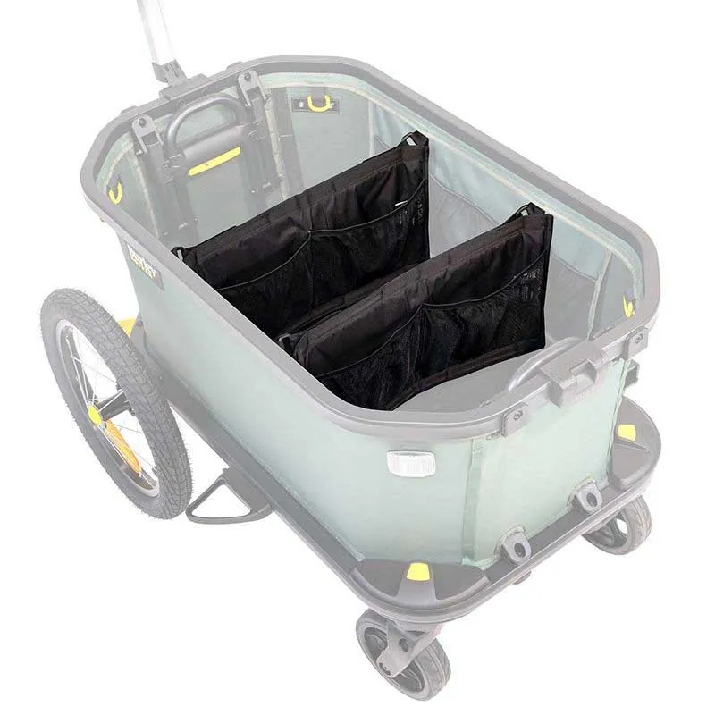 Burley Hopper Internt Organiseringssett, Black, One Size