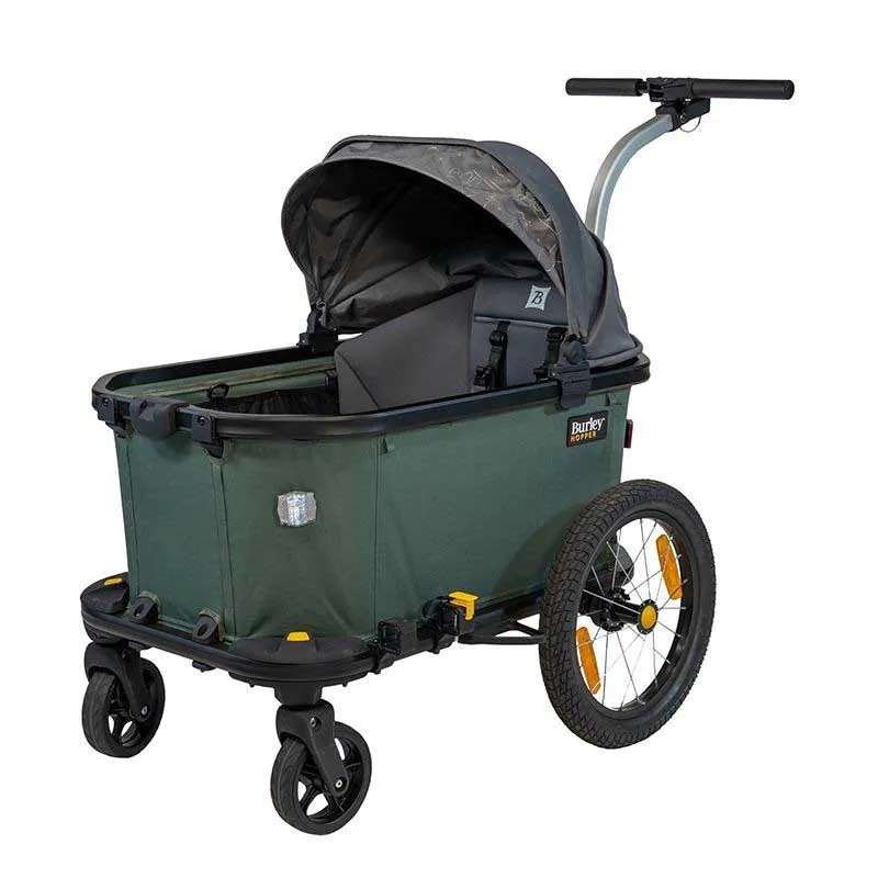 Burley Hopper Sett Med Barnesete Og Solskjerm, Black, One Size