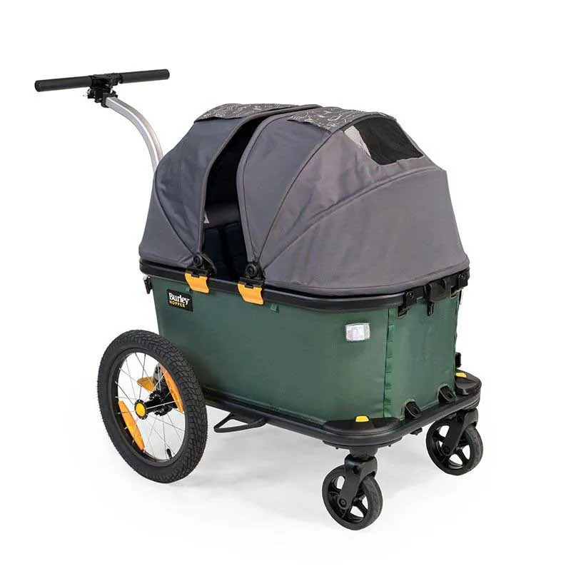 Burley Hopper Sett Med Barnesete Og Solskjerm, Black, One Size