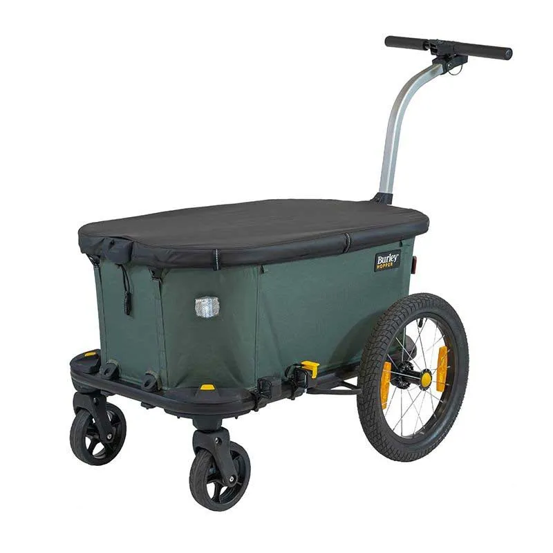 Burley Hopper Sykkelvogn, Green, Max 35kg Burley Hopper Sykkelvogn, Green, Max 35kg