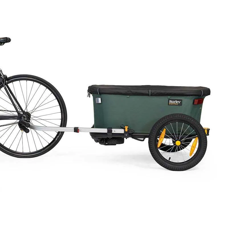 Burley Hopper Sykkelvogn, Green, Max 35kg Burley Hopper Sykkelvogn, Green, Max 35kg