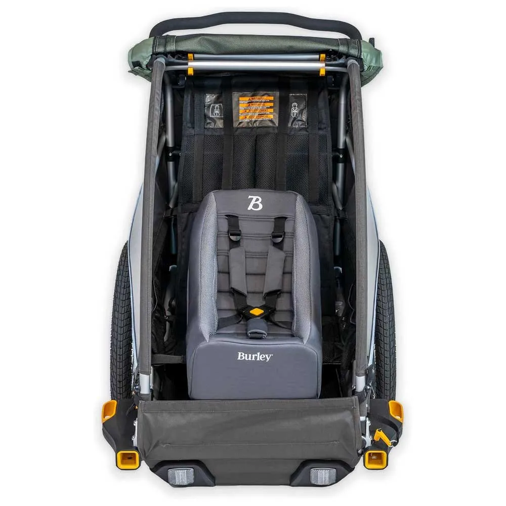 Burley Snuggler Henger Babysete, Black, 1 - 6MON