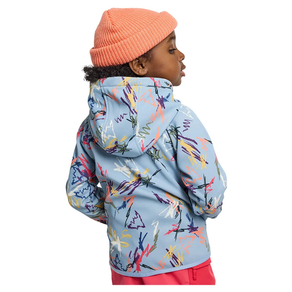 Burton Crown Wp Fleecejakke Med Full Glidelås, Scribble, 3Y Burton Crown Wp Fleecejakke Med Full Glidelås, Scribble, 3Y