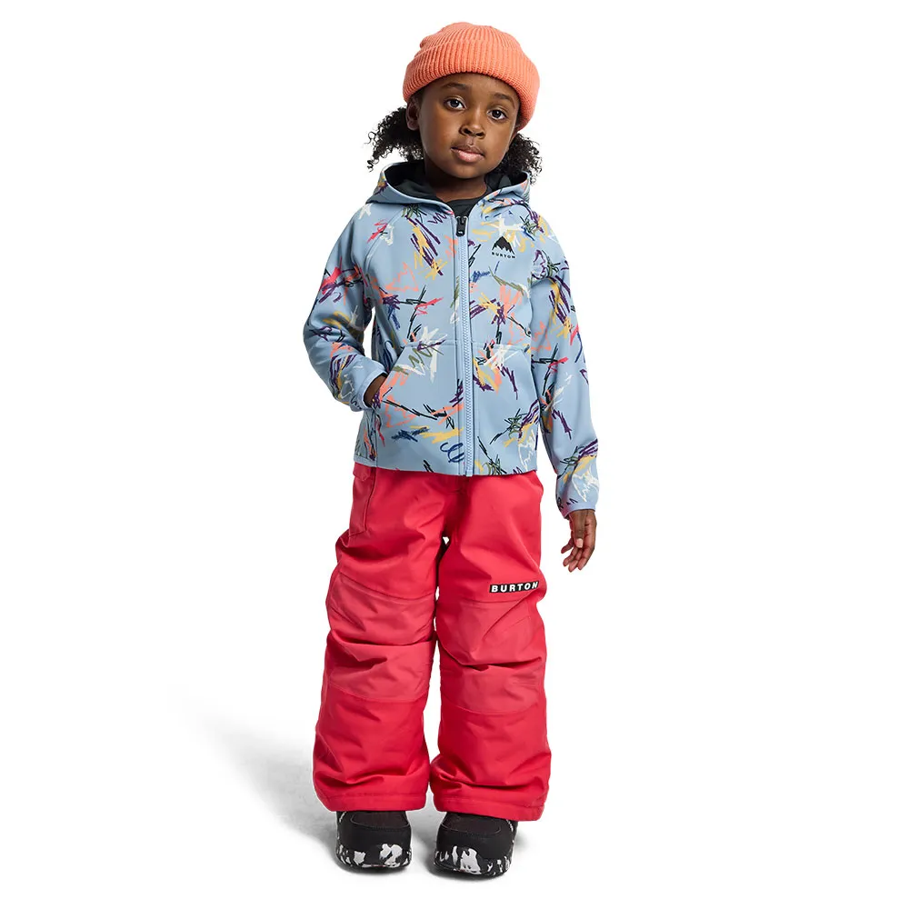 Burton Crown Wp Fleecejakke Med Full Glidelås, Scribble, 3Y Burton Crown Wp Fleecejakke Med Full Glidelås, Scribble, 3Y