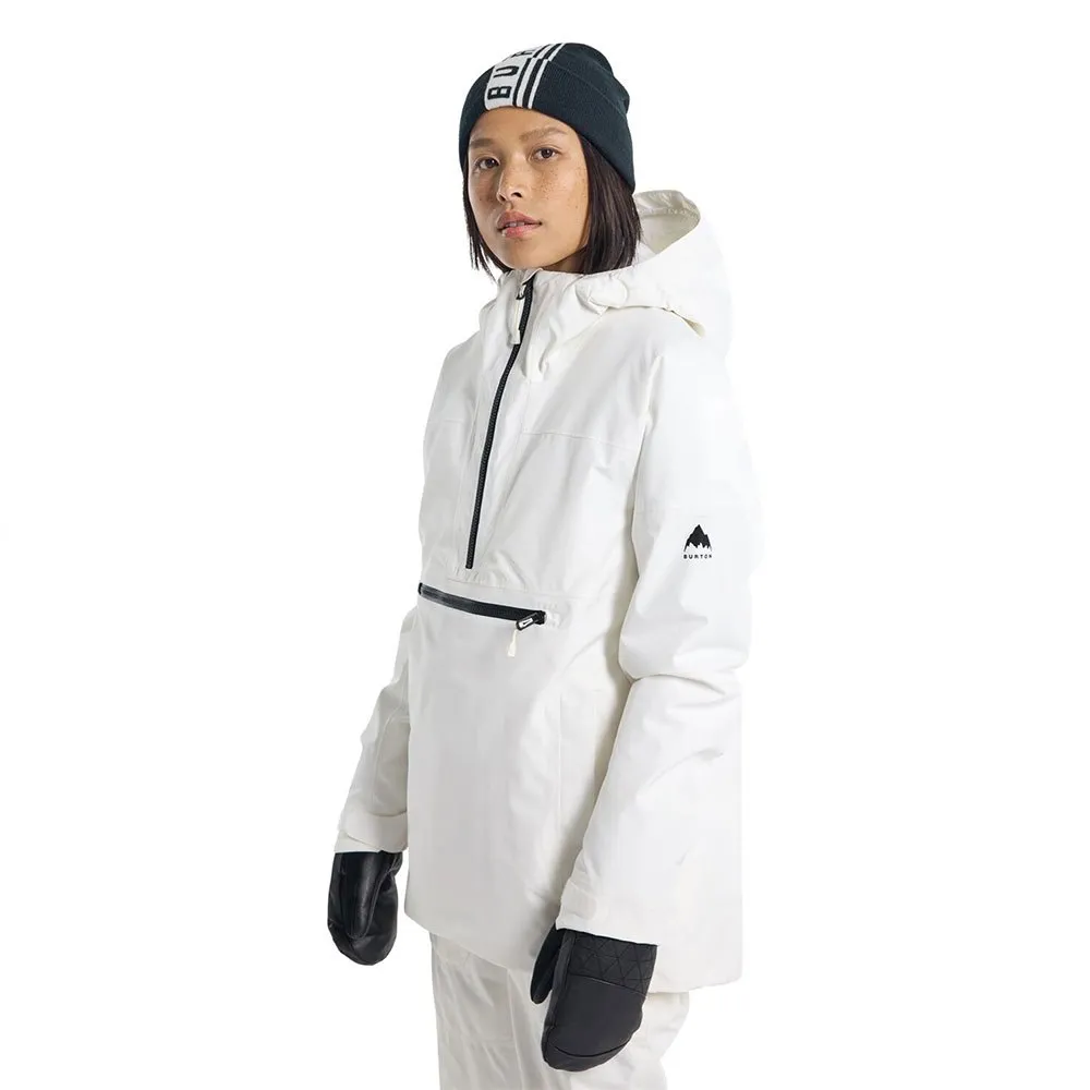 Burton Goretex Pillowline Anorak Jakke, Stout white Burton Goretex Pillowline Anorak Jakke, Stout white