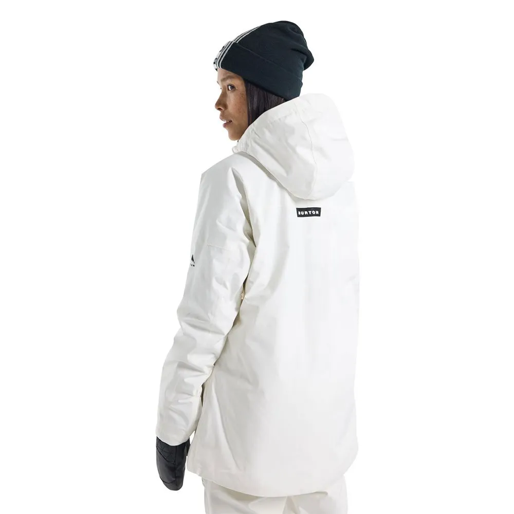 Burton Goretex Pillowline Anorak Jakke, Stout white Burton Goretex Pillowline Anorak Jakke, Stout white