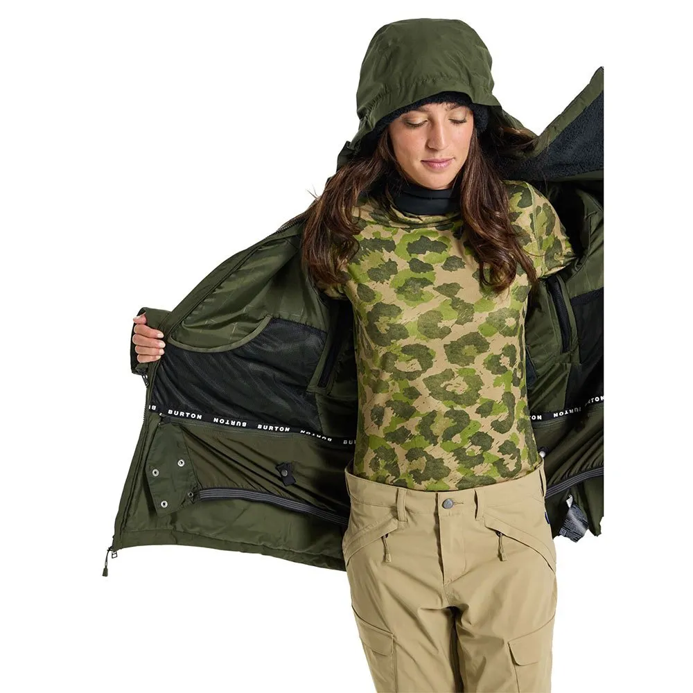 Burton Goretex Pillowline Jakke, Forest night
