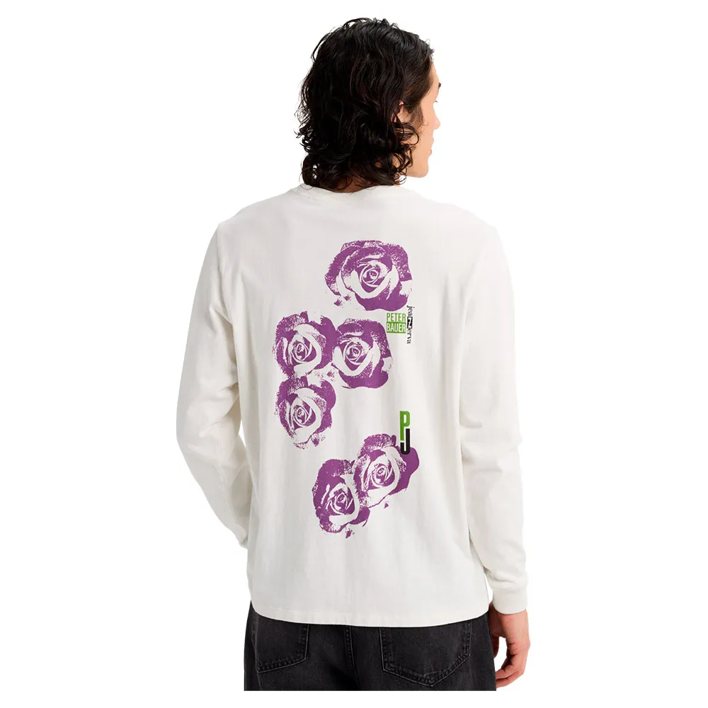 Burton Heavyweight Pj Artist Langarmet T-skjorte, Stout white