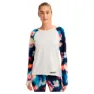 Stout white/floral blue