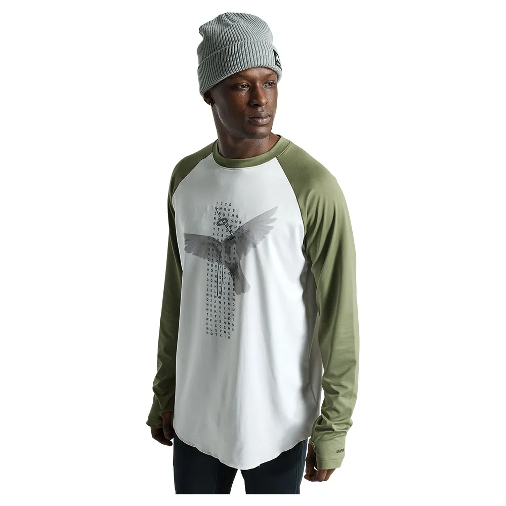 Burton Roadie Tech Langarmet Baselag, Stout white / frsmss