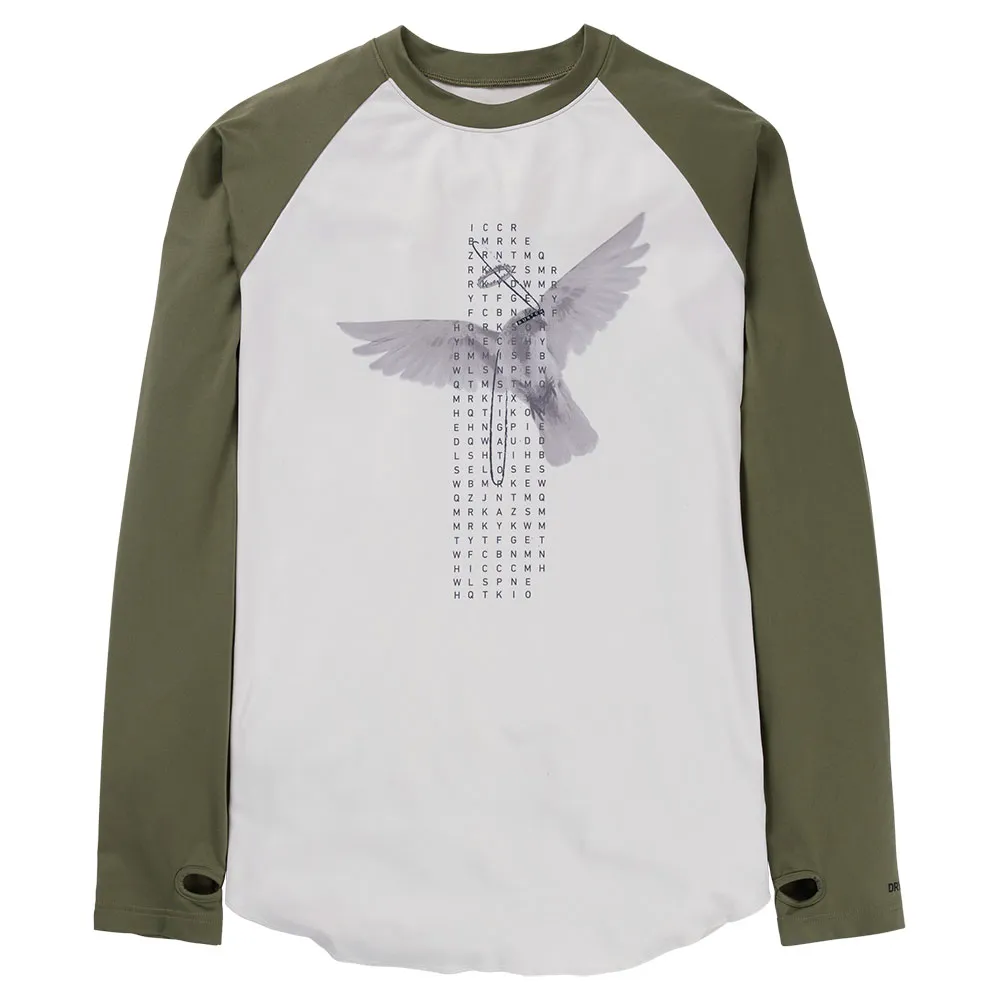 Burton Roadie Tech Langarmet Baselag, Stout white / frsmss