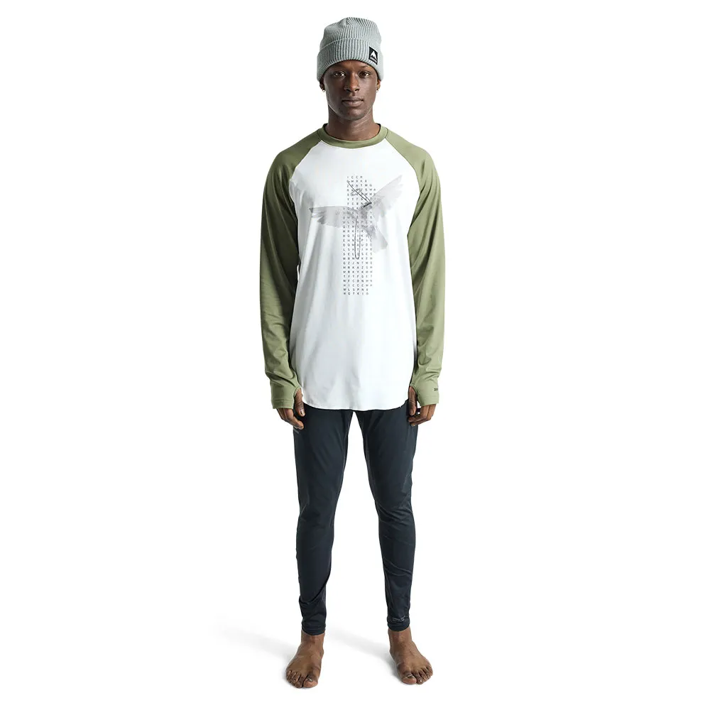 Burton Roadie Tech Langarmet Baselag, Stout white / frsmss