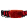Busch + Müller Dart Plus Baklys, Black / red, One Size