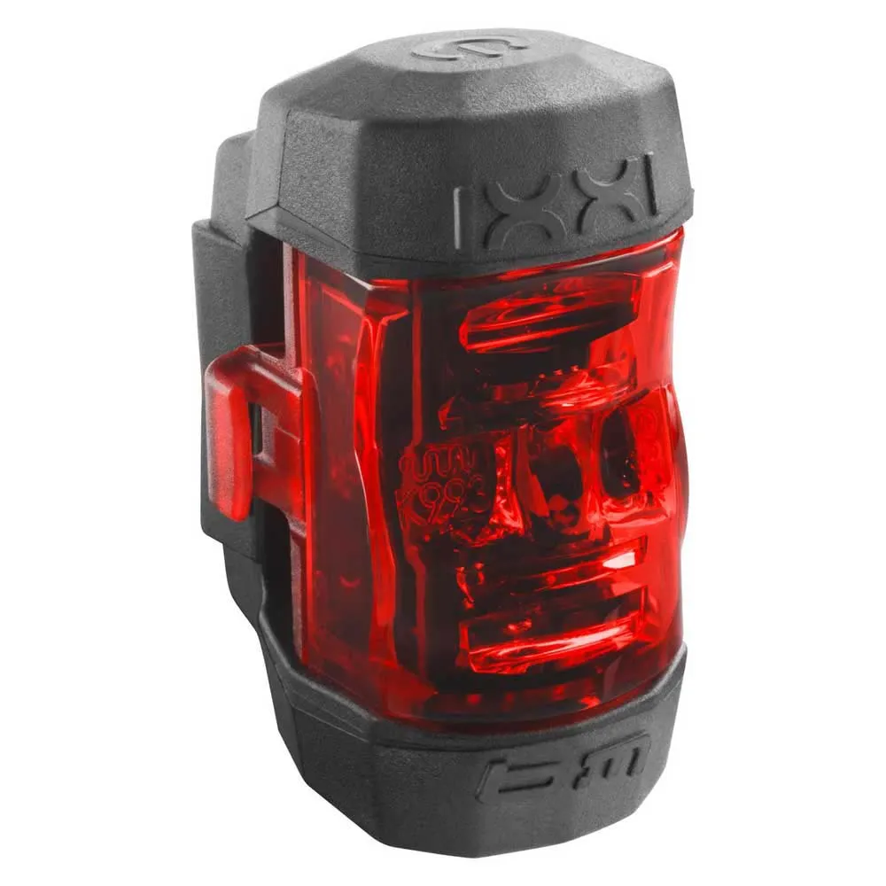 Busch + Müller Ixon Core 2 Sykkellyktesett, Black / red, One Size