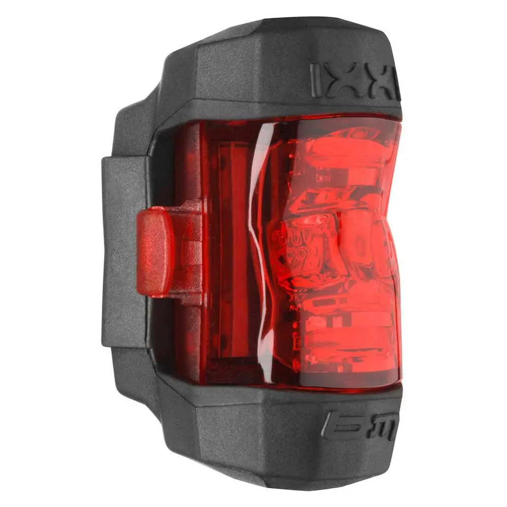 Busch + Müller Ixon Core 2 Sykkellyktesett, Black / red, One Size