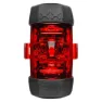 Busch + Müller Ixon Core 2 Sykkellyktesett, Black / red, One Size