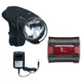 Busch + Müller Ixon Iq Premium Kit With Ix Back Sensor Sykkellyktesett, Black, One Size