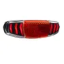 Busch + Müller Toplight Dart E Baklys, Black / red, One Size