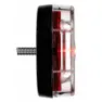 Busch + Müller Toplight Flat S Plus Baklys, Red / clear, One Size