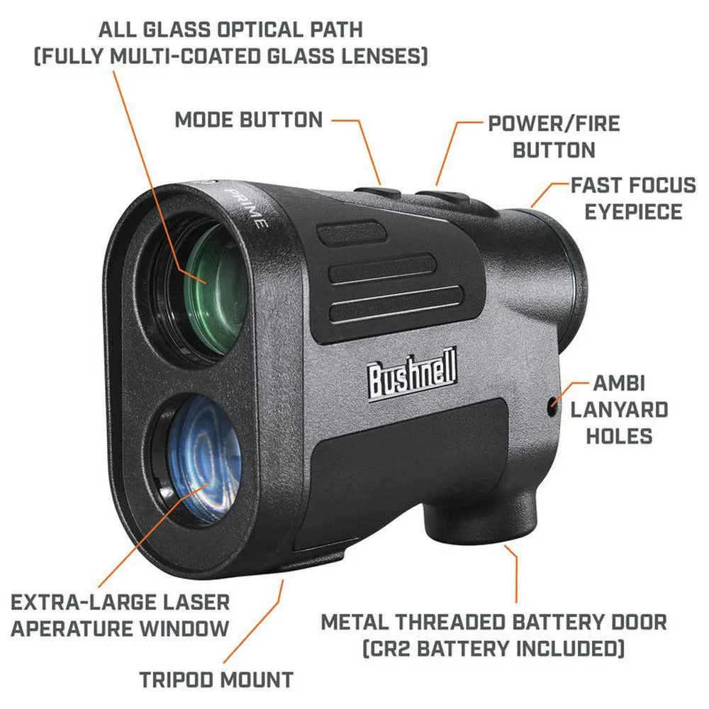 Bushnell Prime 1800 6x24 Mm Avstandsmåler, Black, One Size