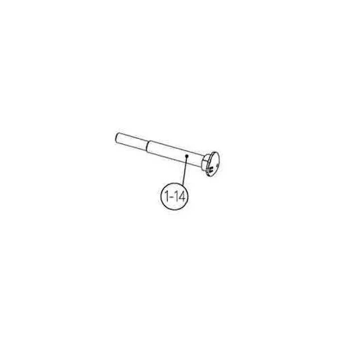 BUZZRACK Carriage Bolt M12x105mm