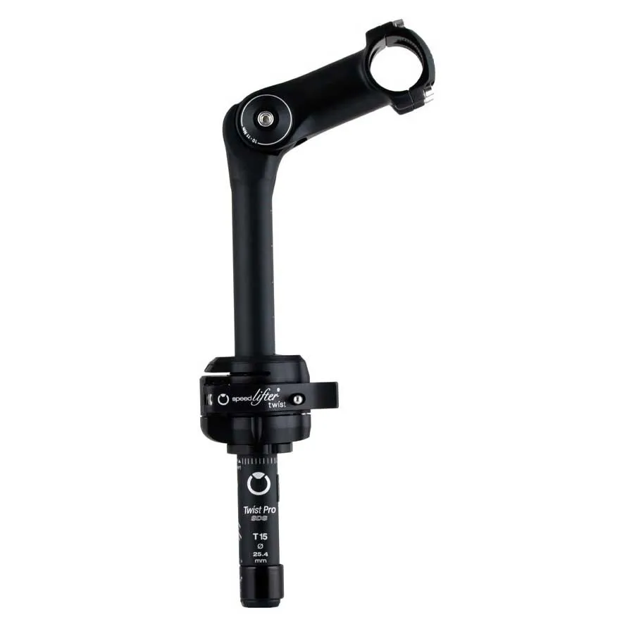 by.schulz Speedlifter Pro Sds T11 25.4 Mm Sykkelstyrestem, Black, 88mm, -10º-50º