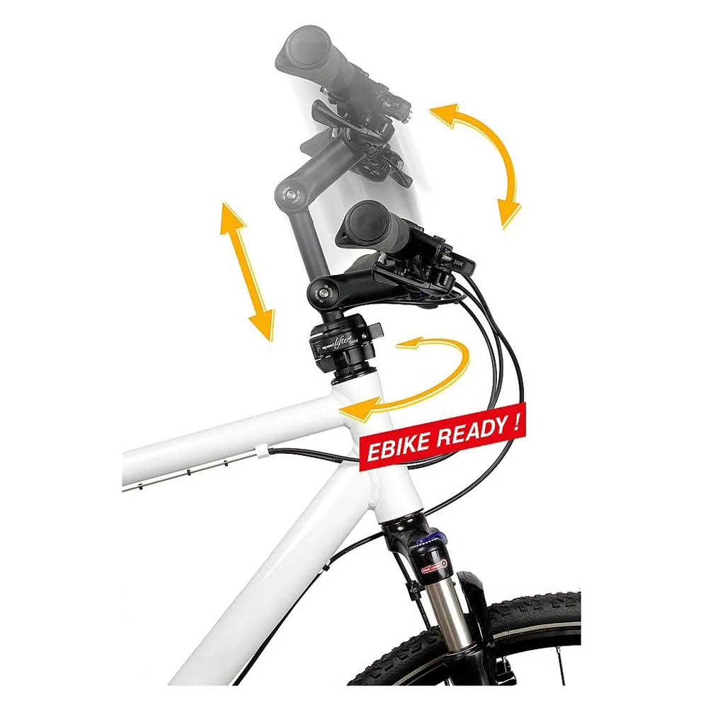 by.schulz Speedlifter Pro Sds T11 25.4 Mm Sykkelstyrestem, Black, 88mm, -10º-50º