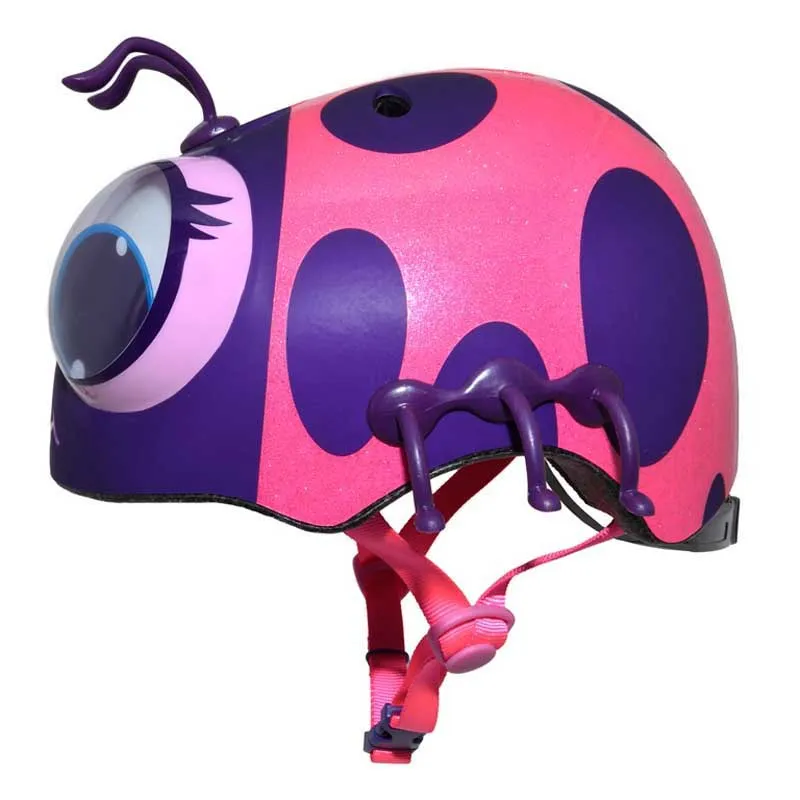 C-preme Toddler Googly Lady Bug Byhjelm, Pink C-preme Toddler Googly Lady Bug Byhjelm, Pink