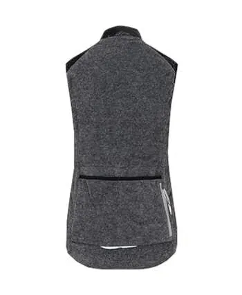 Café Du Cycliste Albertine Women Gilet, Black Café Du Cycliste Albertine Women Gilet, Black