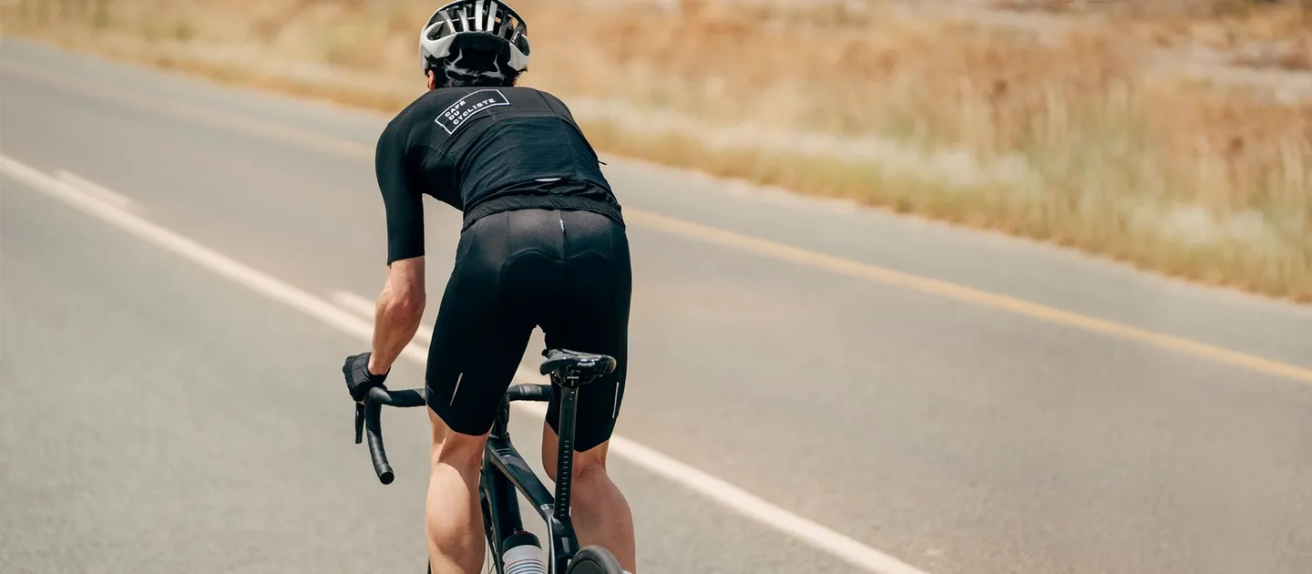 Café Du Cycliste Christine Sykkeltrøye, Sort/hvit