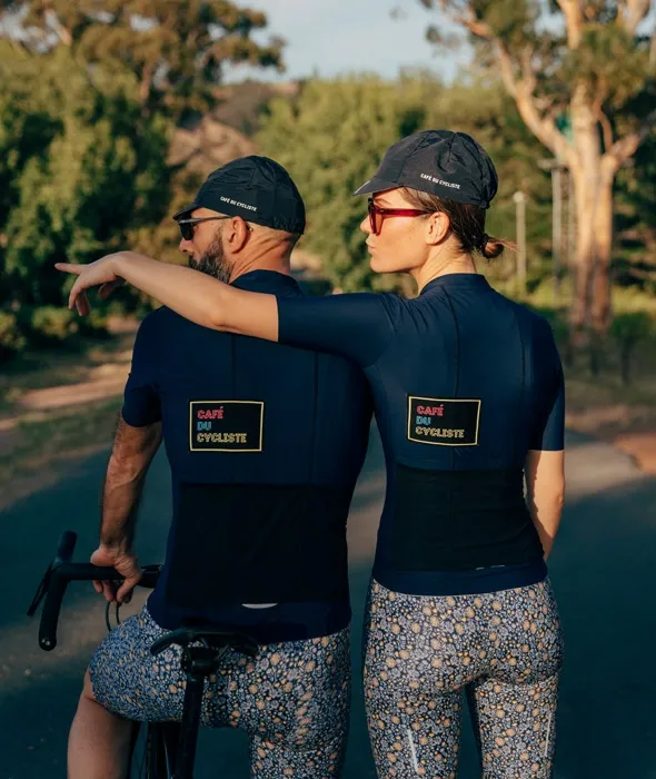 Café Du Cycliste Christine Sykkeltrøye, Sort/hvit