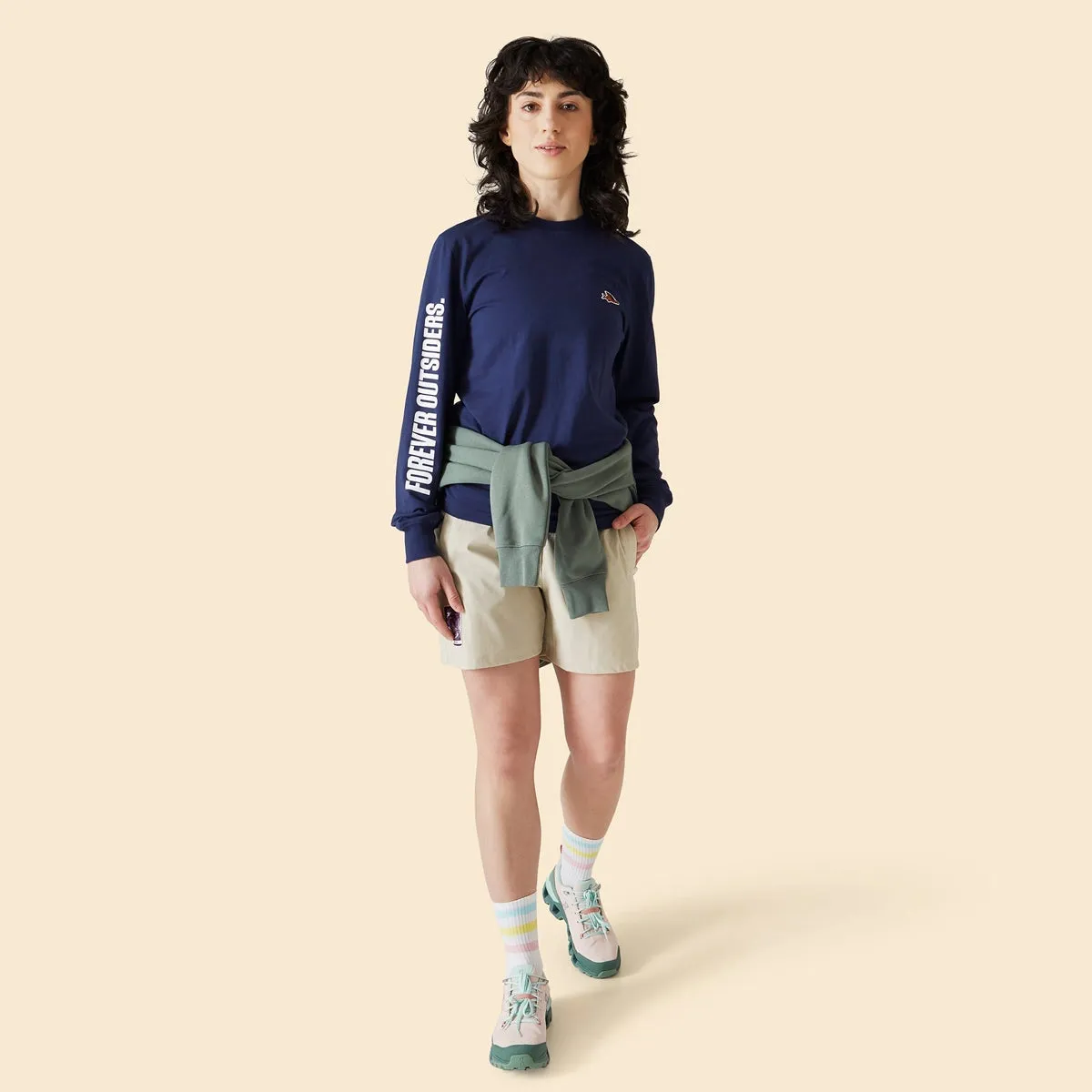 Café Du Cycliste Maria Long Sleeve Tshirt