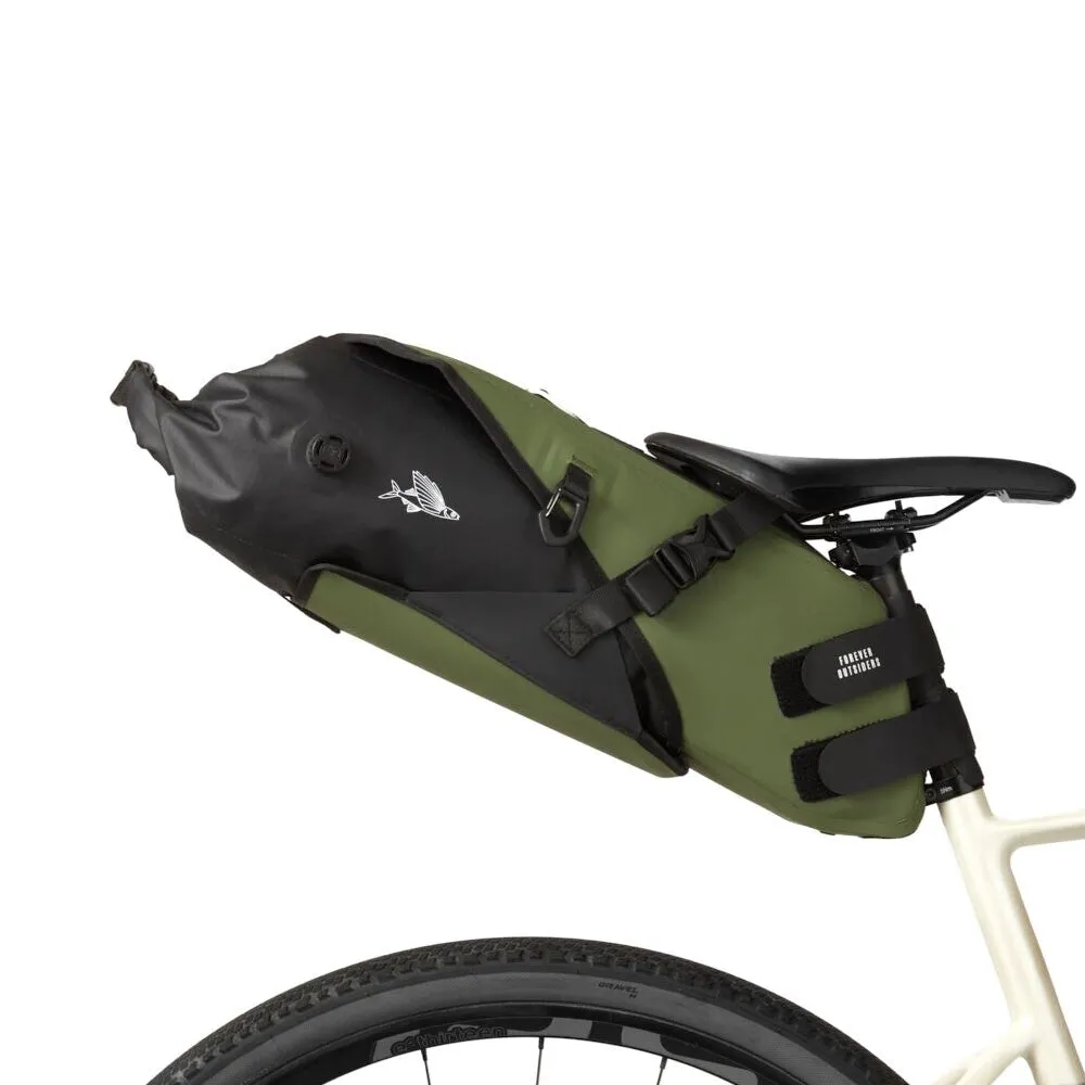 Café Du Cycliste Waterproof Bike Packing Saddle Bag, Khaki