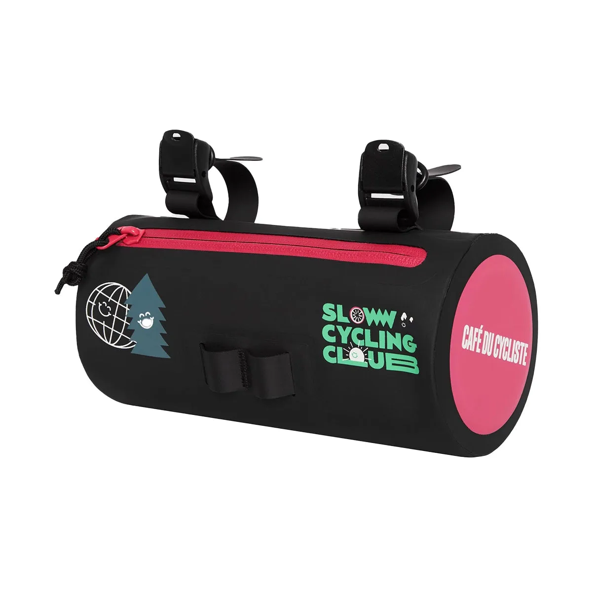 Café Du Cycliste X FAGUO Romain Handlebar Bag, Slow black