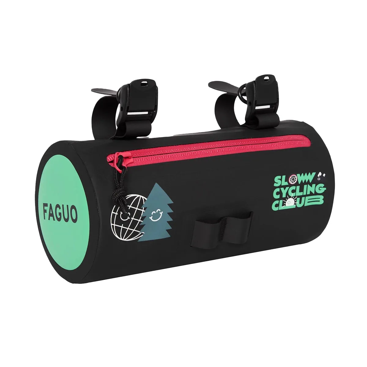 Café Du Cycliste X FAGUO Romain Handlebar Bag, Slow black