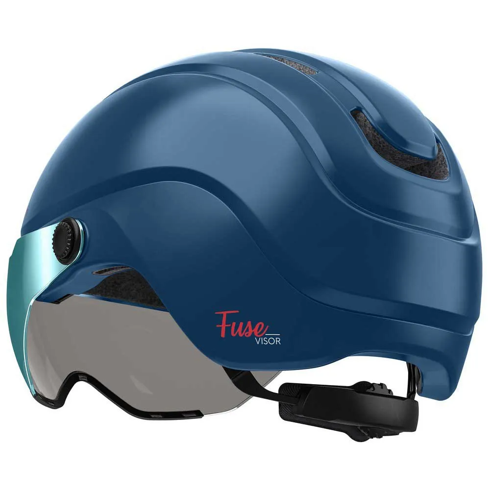 CAIRN Fuse Visor Byhjelm, Mat metallic navy CAIRN Fuse Visor Byhjelm, Mat metallic navy