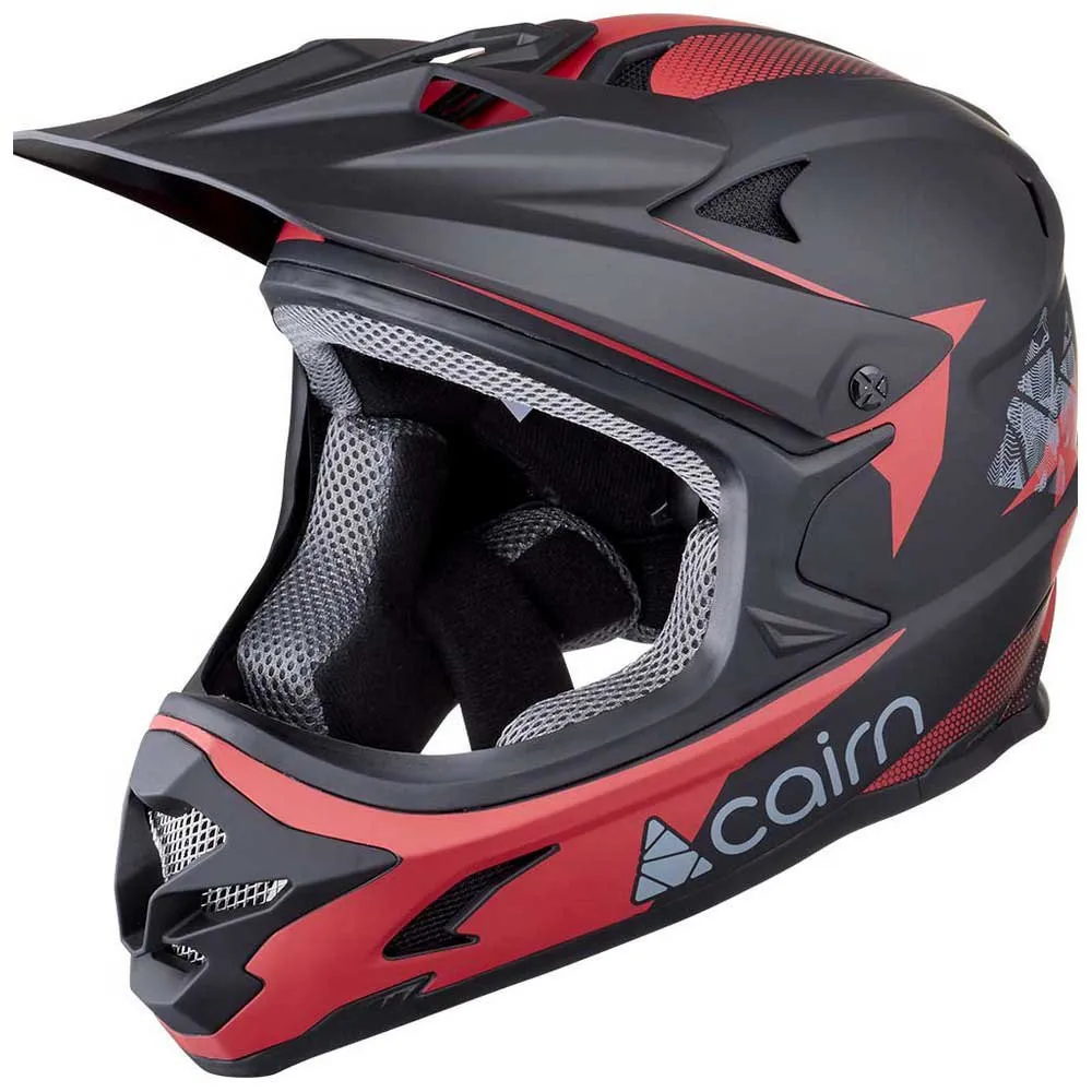 CAIRN X Track Nedoverbakke Hjelm, Mat black / red CAIRN X Track Nedoverbakke Hjelm, Mat black / red