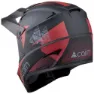 CAIRN X Track Nedoverbakke Hjelm, Mat black / red
