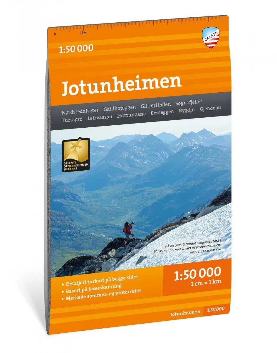 Calazo Turkart Jotunheimen 1:50 000 1:50 000