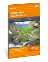 Calazo Turkart Romsdalen & Eikesdalen 1:50 000