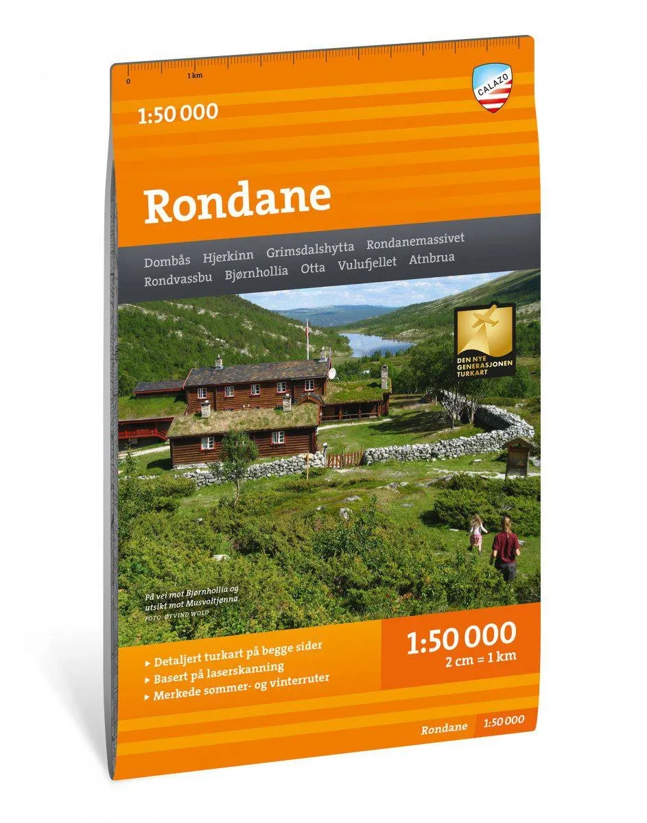 Calazo Turkart Rondane 1:50 000