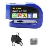 Caliru E-bike/moto Alarm 6 Mm Skivebremselås, Blue, One Size