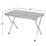 Camco Aluminium Bord, Silver, 109.22 x 68.58 x 71.12cm